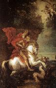 DYCK, Sir Anthony Van St George and the Dragon dfg oil painting picture wholesale